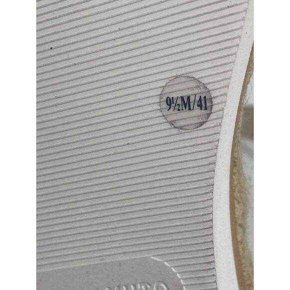 Vince Camuto Women Tan Lazer Cut Espadrille Sandals Size  9.5 - Picture 9 of 9